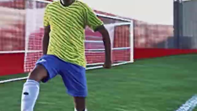 When a Brazilian gets new football boots