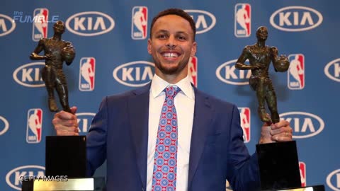 Riley Curry Steals the Show During Stephen Curry's MVP Acceptance Speech