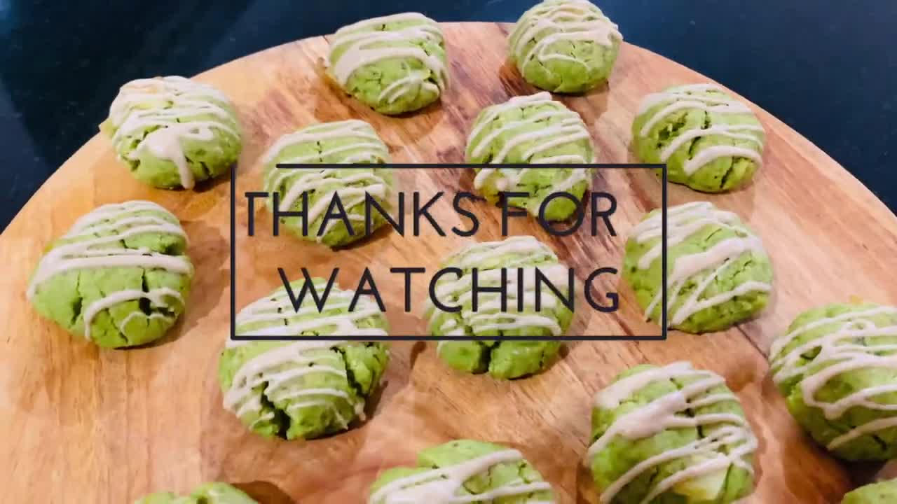 Vegan Matcha Cookies _ GF & Refined Sugar-Free