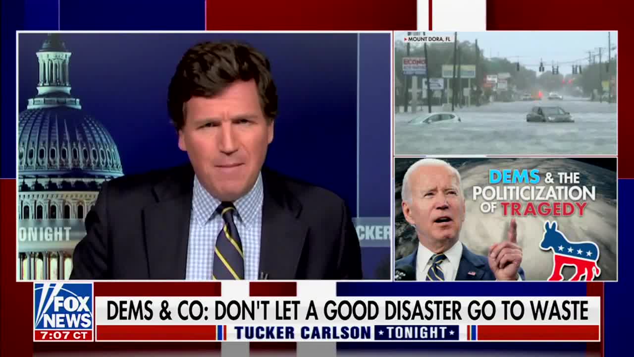 Tucker Uses Data To Destroy Climate Hoaxing Dems & Media Over Their Response To Tragedy in Florida