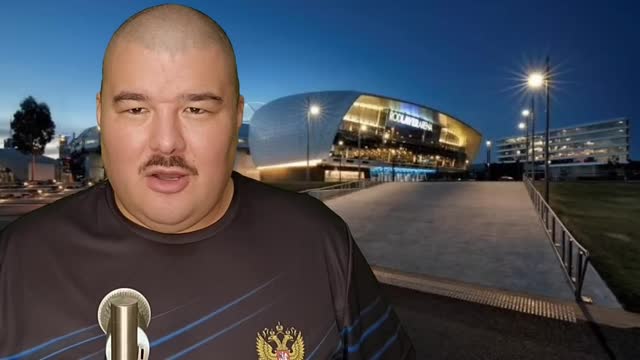 Referee ejects Ukrainian fans at the AO