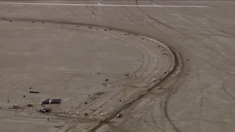 Chopper 5: Thousands travel out of Burning Man as desert turns to mud