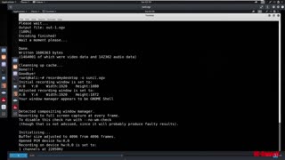 39 - Using Recordmydesktop Tool