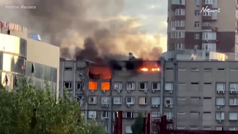 Kyiv's central district rocked by blasts