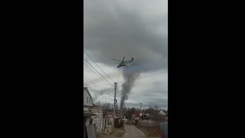 25.02.2022. The war continues, Russia - Ukraine!!! helicopters opened fire