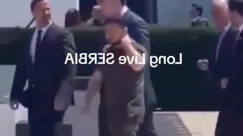 Serbs mocking Zelensky to his face!
