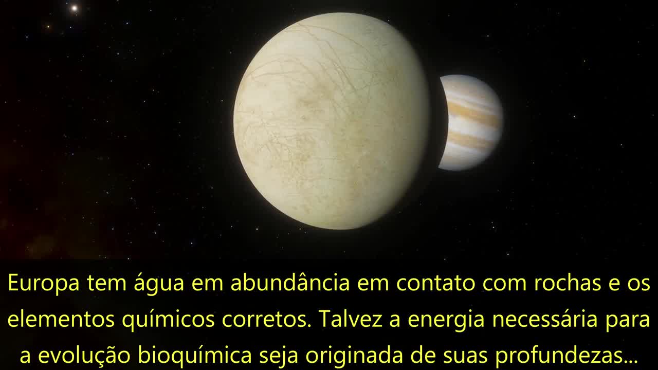 Europa - lua com Vida? (Mundo Oceânico de Júpiter)