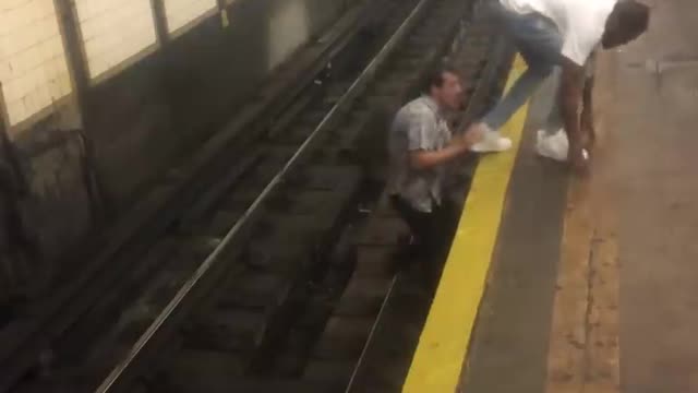 Cornell student rescues man from NYC subway tracks seconds before train arrives