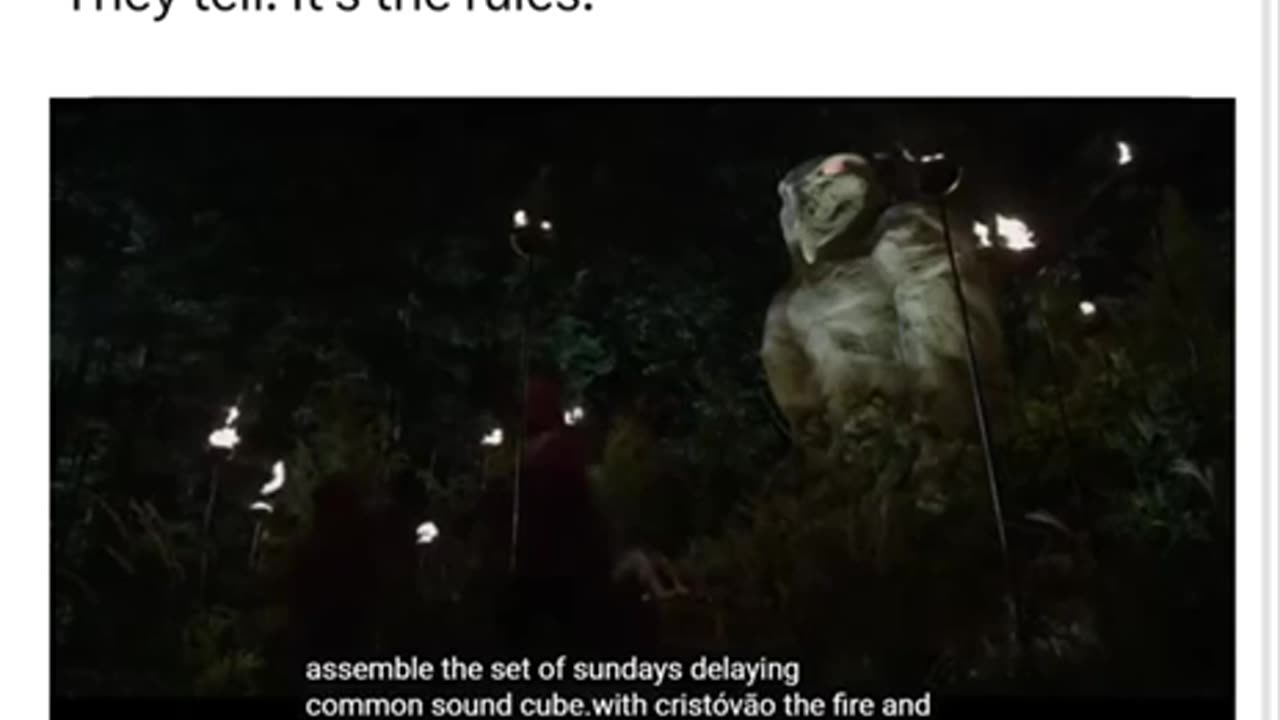 They tell. It’s the rules.