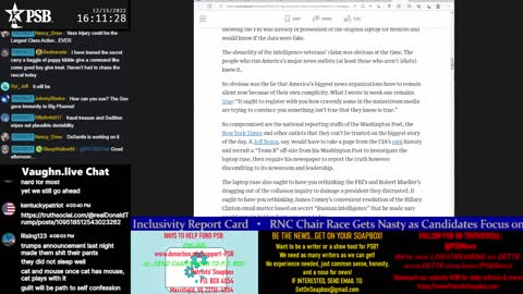 2022-12-15 15:00 EST - The PATRIOTski Tavern: