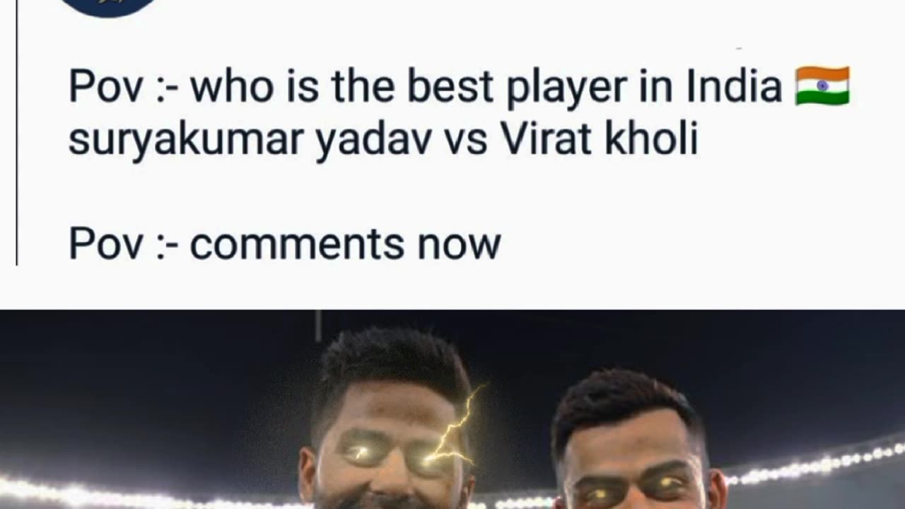 Suryakumar yadav vs Virat kholi 🔥 wait for the end 😱 😱