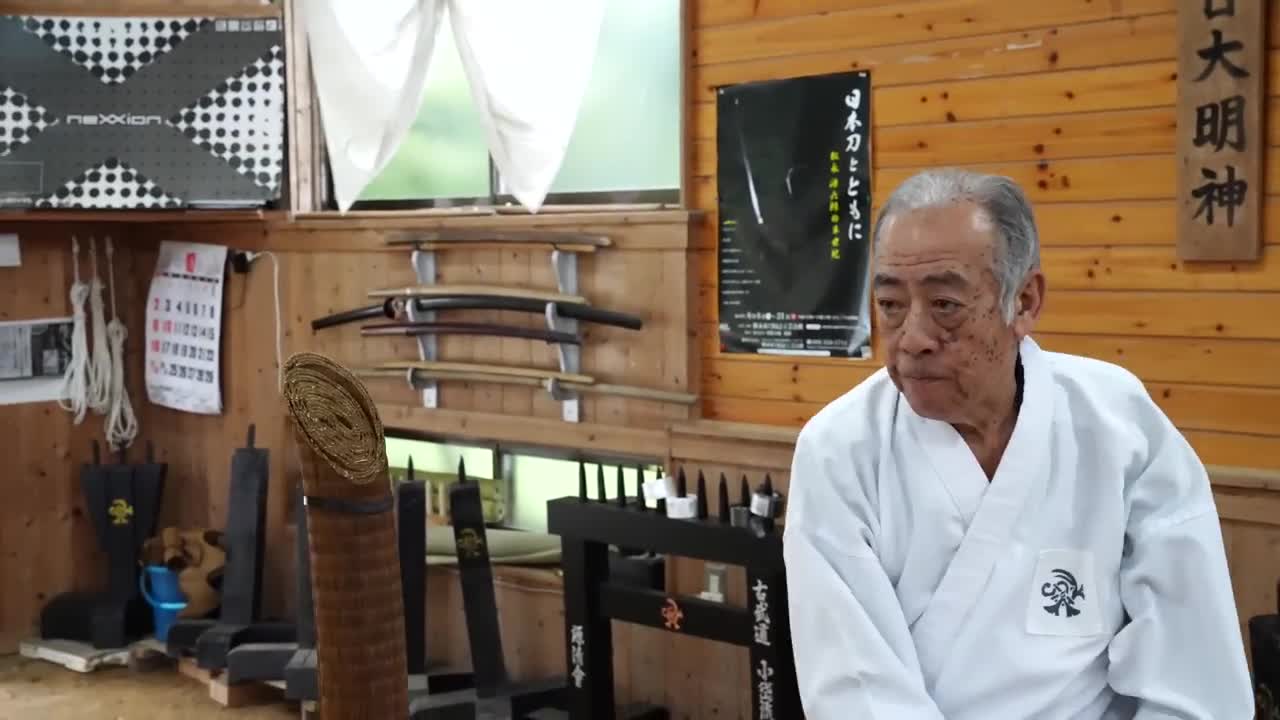 How Japanese samurai swords were made. A 75-year-old swordsman who has made 1,000 Japanese swords