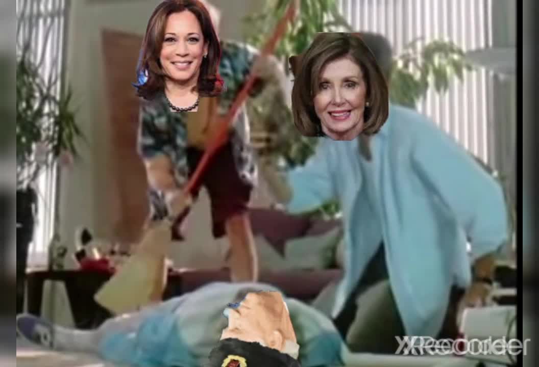 NANCY & HARRIS LETS GO BRANDON TO THE BANK