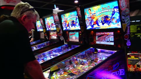 Magic, Tanks, and Grills At American Pinball, Amusement Expo 2024