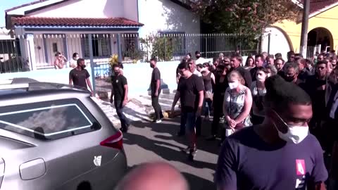 Brazil's president attends mother's funeral