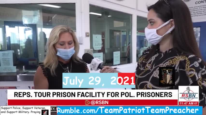 GOP REPS Presser On January 6th For Prisoners Tour in WashingtonDC July 29 2021