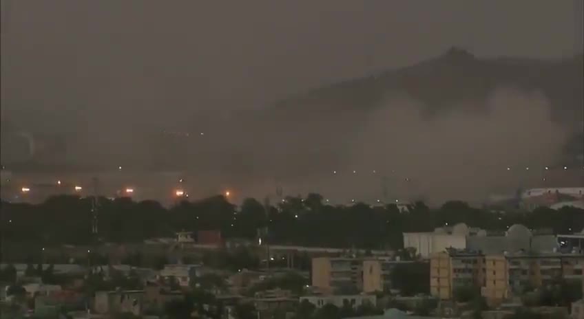 Breaking Video of Horrific Explosion at Kabul Airport