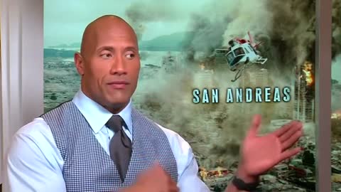 Dwayne Johnson on shaking, quaking 'San Andreas'