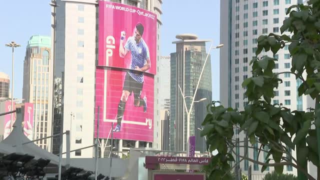 Players arrive at 2022 FIFA World Cup in Qatar