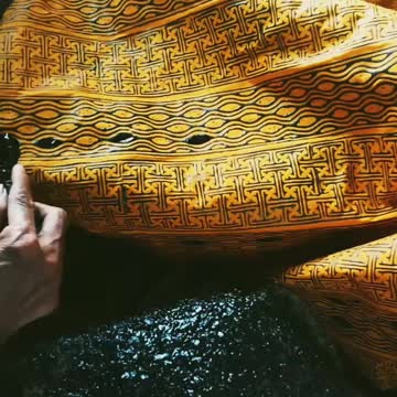 Batik Cap Angkin Serat Kayu