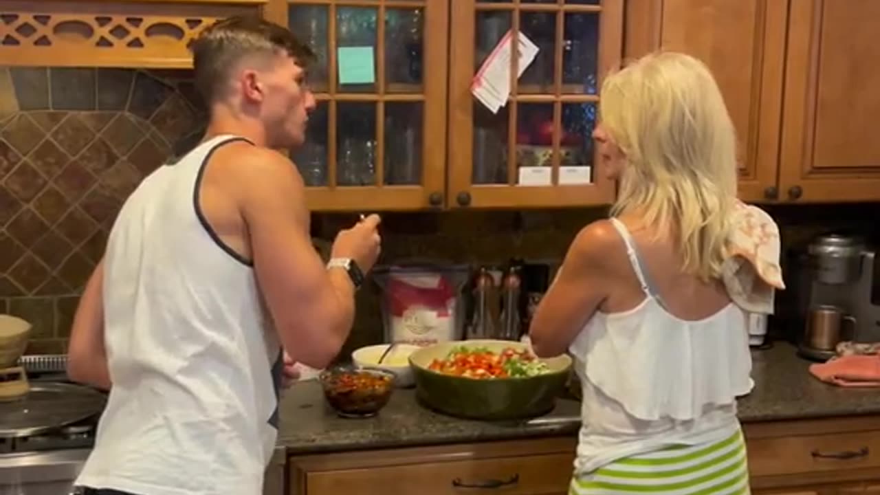 Dad sent me in to talk $hit about moms cooking