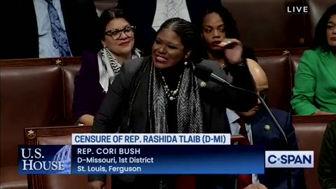 Cori Bush's Rant Defending Rashida Tlaib So Psychotic They Cut Her Mic And She Kept Yelling