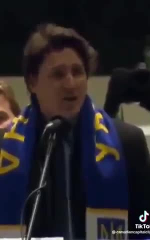 Crowd was Not Happy to see Trudeau