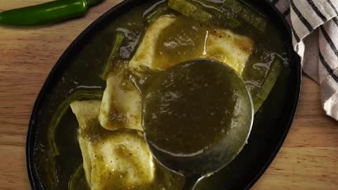 Guisado de Queso en Salsa Verde