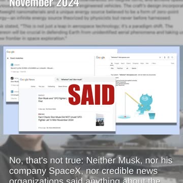 Fact Check: Elon Musk Did NOT Unveil 'UFO Fighter Jet' In Mid-November 2024
