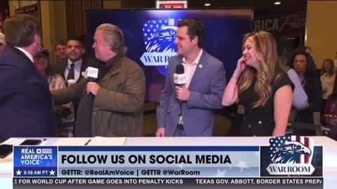 Mike Lindell appearing live on Steve Bannon's War Room