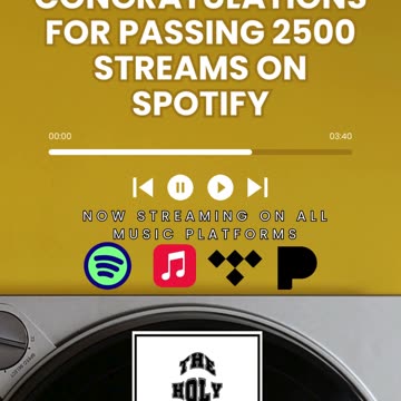 🎶 Celebrating 2,500 Streams! 🎶