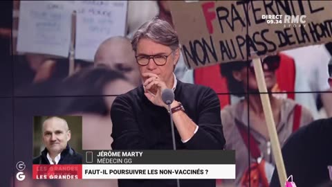 Le pseudo-médecin Jérôme Marty veut foutre en taule ceux qui ne pensent pas comme lui [Flokossama]
