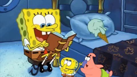 SpongeBob And Patrick Are Pretending To Be Imposters While SpongeBob Reads Squidward A Story 📚