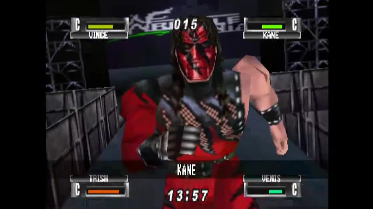 Kane Ring Run - WWF No Mercy - Game Play Only