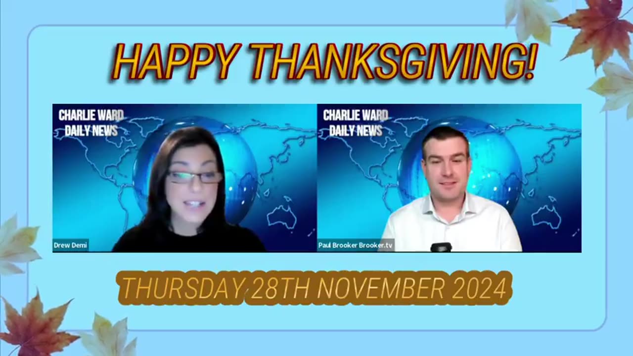 CHARLIE WARD DAILY NEWS WITH PAUL BROOKER & DREW DEMI THURSDAY 28TH NOVEMBER 2024