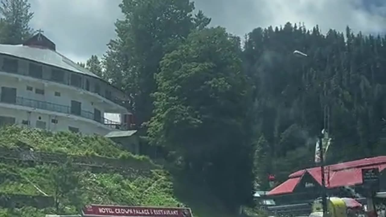 Nathia Gali Morning Time Road View Beautiful Pakistan