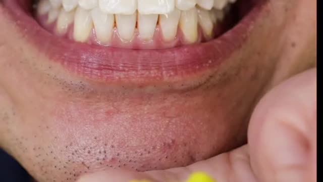 Satisfying ASMR when chewing gold mine nugget bubble gum.