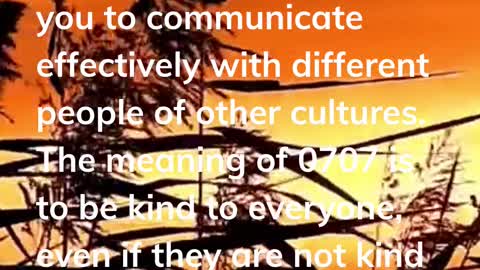 0707 Angel Number Meaning (and message to you) When You See This Numbers?