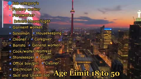 Work visa for Canada now opened applying now