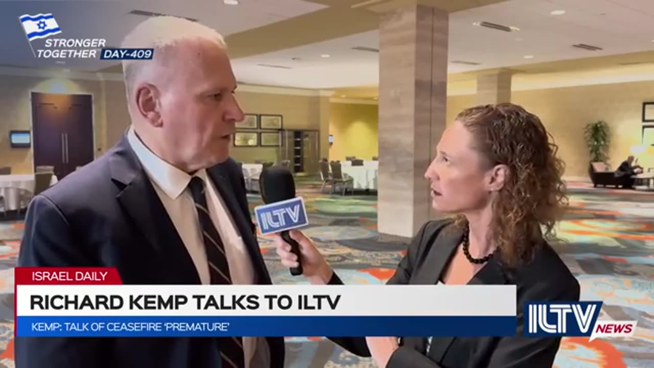 Kemp to ILTV_ Talk of Ceasefire 'Premature'