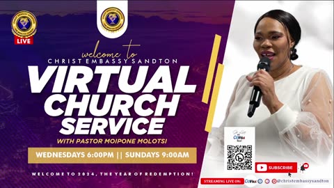 LIVE CHURCH SERVICE WITH PASTOR MOIPONE MOLOTSI