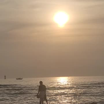 Sunrise at Seokcho Beach South Korea