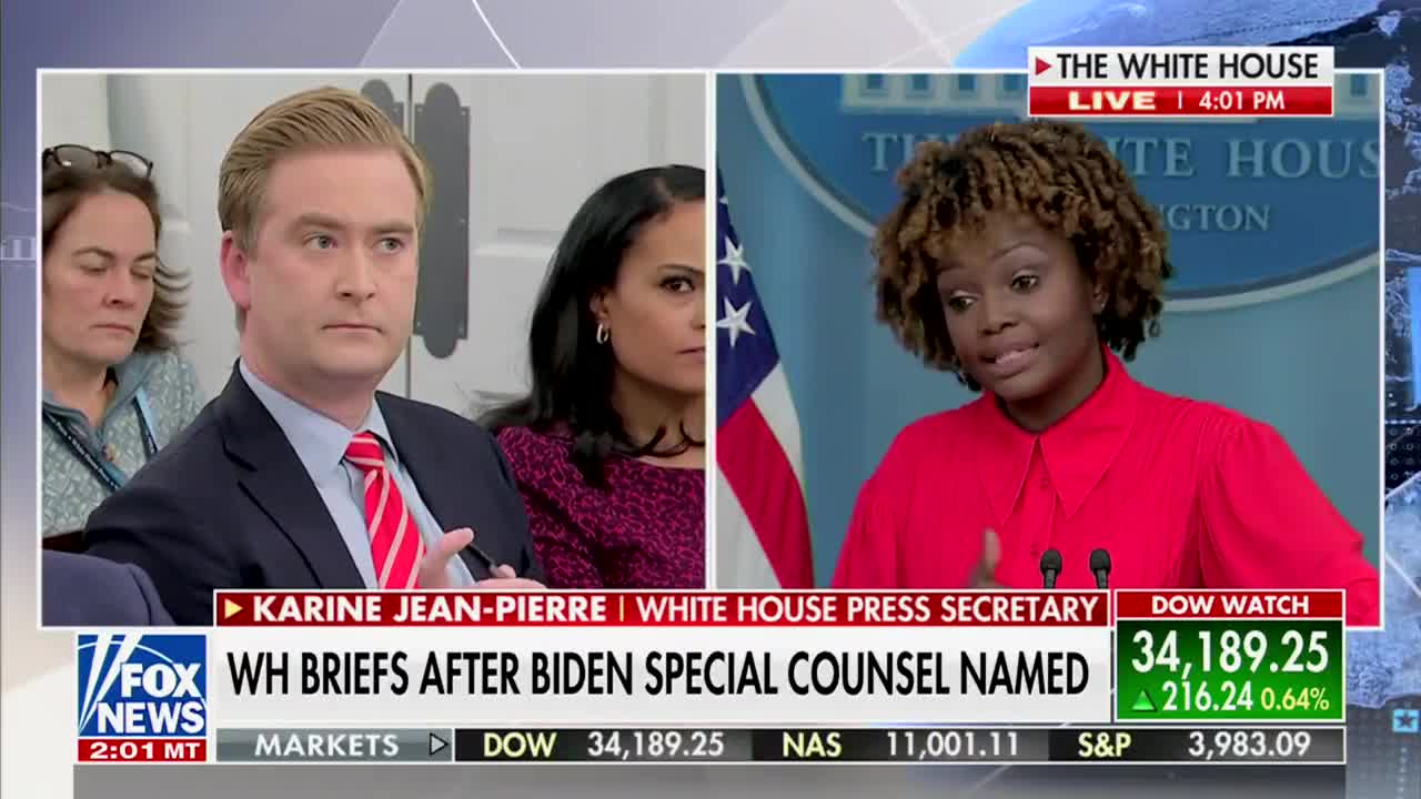 Jean-Pierre GRILLED on Biden's Classified Docs - Panics and Calls on Different Reporter