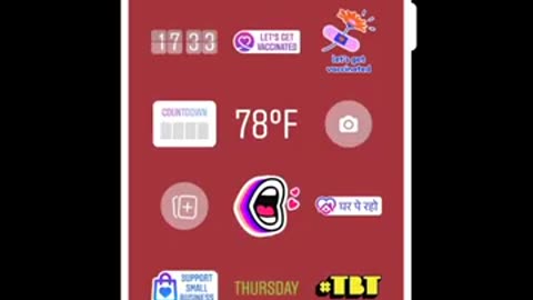 Instagram story idea