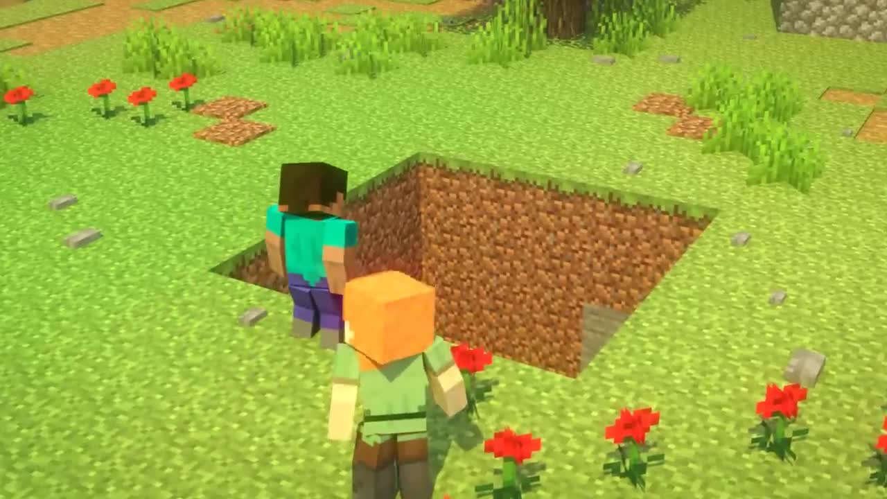 BEES FIGHT - Alex and Steve Life (Minecraft Animation)