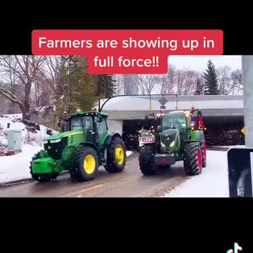 Truckers and farmers unite