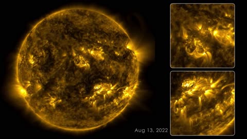 NASA video best video of sun with sound