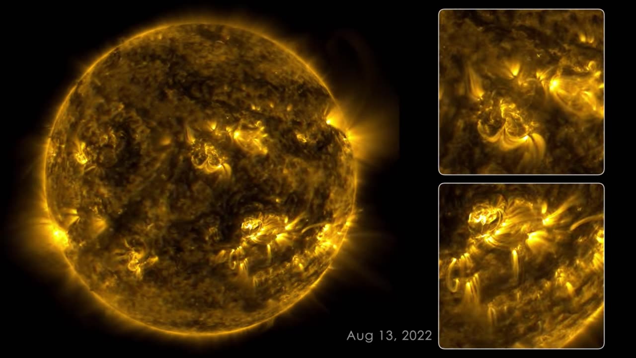 NASA video best video of sun with sound