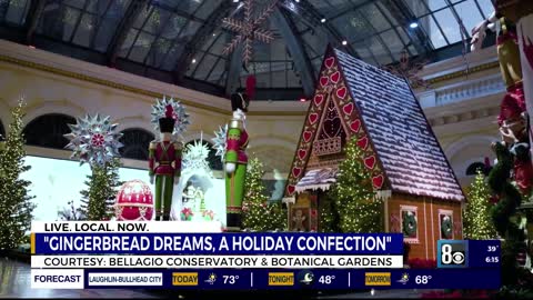'Gingerbread Dreams' at Bellagio Conservatory