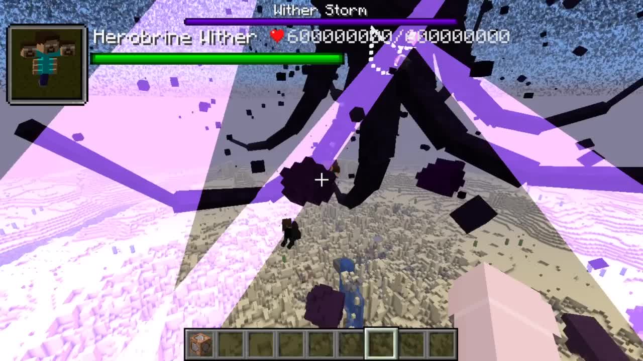 Herobrine Wither vs Wither Storm 7 STAGE in minecraft creepypasta8